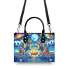 Bigcrowns MAKING MEMORIES ONE CAMPFIRE AT A TIME PARROT LEATHER HANDBAG Z0406245