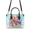 Bigcrowns SALTY LIL' BEACH TURTLE LEATHER HANDBAG W1006243