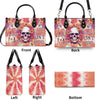 I AM WHO I AM FLORAL SKULL TIE DYE LEATHER HANDBAG - TLTW2406241