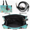 Bigcrowns STARFISH FLORAL WAVES LEATHER HANDBAG T0307244