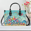 Bigcrowns STARFISH FLORAL WAVES LEATHER HANDBAG T0307244