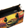 Bigcrowns CAMPING SCENE LEATHER HANDBAG N1208244