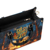 Bigcrowns EAT DRINK AND BE SCARY HALLOWEEN LEATHER HANDBAG YHDU2008244