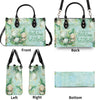 Bigcrowns I'M PRETTY SURE MY BIRTHSTONE IS A SEASHELL LEATHER HANDBAG T3107243