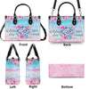 Bigcrowns DOLPHIN IS MY SPIRIT ANIMAL LEATHER HANDBAG TLPQ1806242