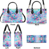 Bigcrowns SMELL THE SEA FEEL THE BREEZE TURTLE LEATHER HANDBAG W2507242
