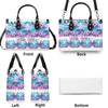 Bigcrowns SALTY SOUL FLOWER TURTLE LEATHER HANDBAG TLPQ1607241