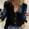 Lady Skull Women Casual Shirt Don't Try To Figure Me Out I'm A Special Kind Of Twisted