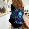 Angel Skull Women Casual Shirt I'm Not Anti-Social I'm Just Not User Friendly
