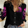 Witch Skull Women Casual Shirt Don't Try To Figure Me Out I'm A Special Kind Of Twisted