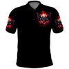 Rose Skull Polo Shirt I Hold A Beast A Angel And A Crazy Lady In Me