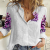 Rose Skull Women Casual Shirt Queen Skull
