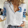 Rose Skull Women Casual Shirt King Skull
