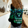 Flame Skull Women Casual Shirt I Don't Stop When I Tired I Stop When I Fucking Done