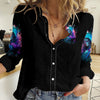 Lady Skull Women Casual Shirt The Good Girl In Me Got Tired Of The Bullshit
