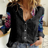 Rose Skull Women Casual Shirt Assuming I Was Like Most Girls Was Your First Mistake
