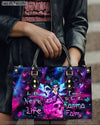 KARMA FAIRY SUGAR SKULL LEATHER HANDBAG - YHHN2203243