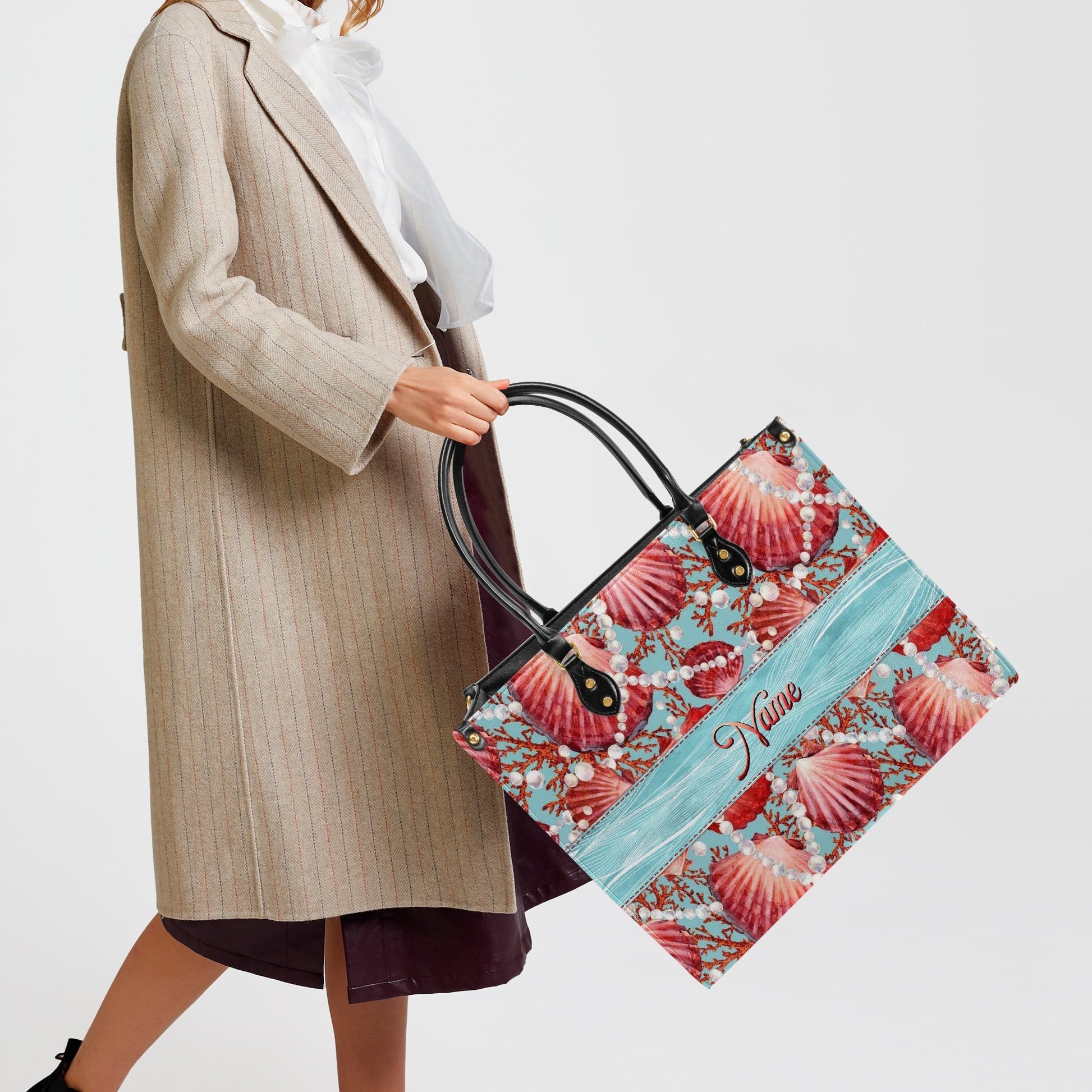 Bigcrowns OCEAN LEATHER HANDBAG W3003241