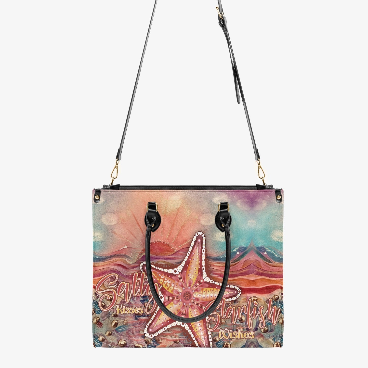 Bigcrowns SALTY KISSES AND STARFISH WISHES LEATHER HANDBAG Z2803243