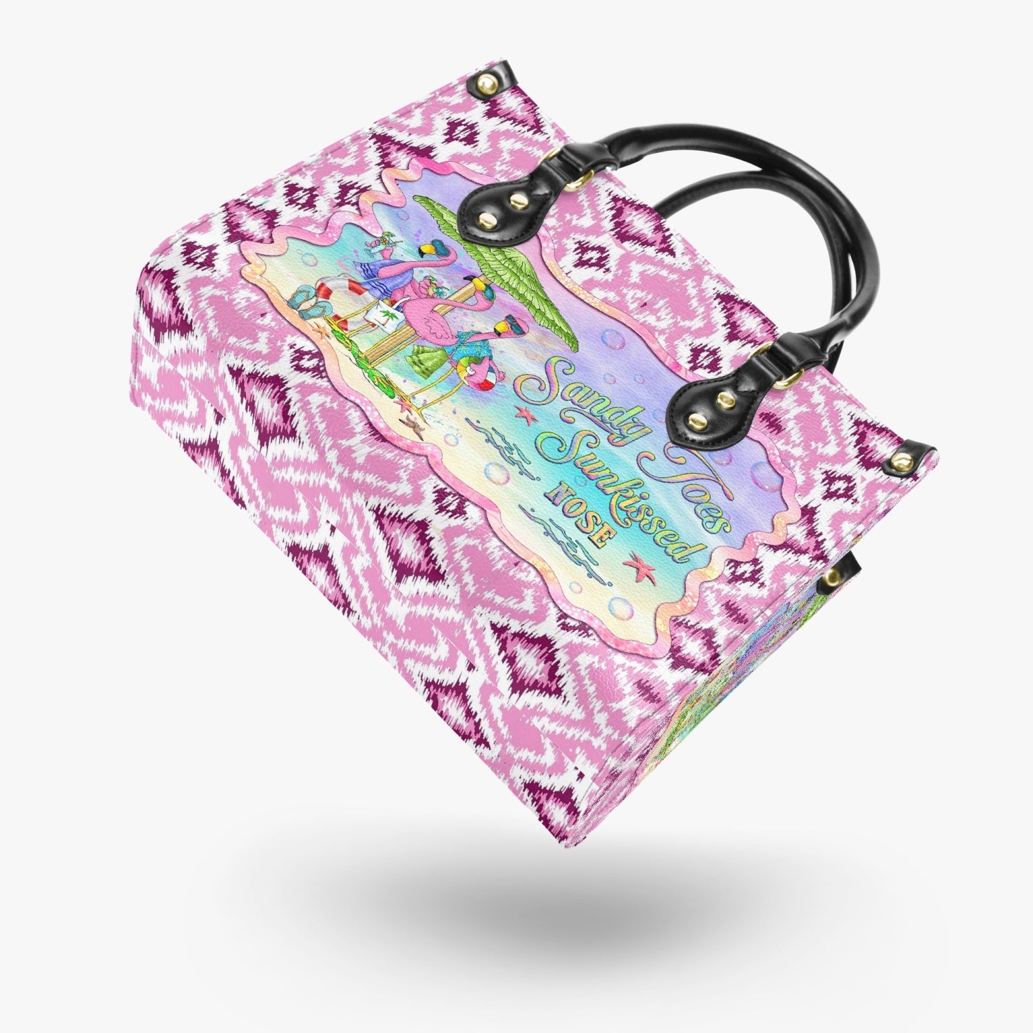 Bigcrowns SANDY TOES SUNKISSED NOSE LEATHER HANDBAG T2703241