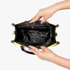 SHE IS SUNSHINE MIXED A LITTLE HURRICANE TIE DYE LEATHER HANDBAG - TYTD0204242