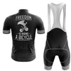Freedom Is Riding A Bicycle - Men's Cycling Kit