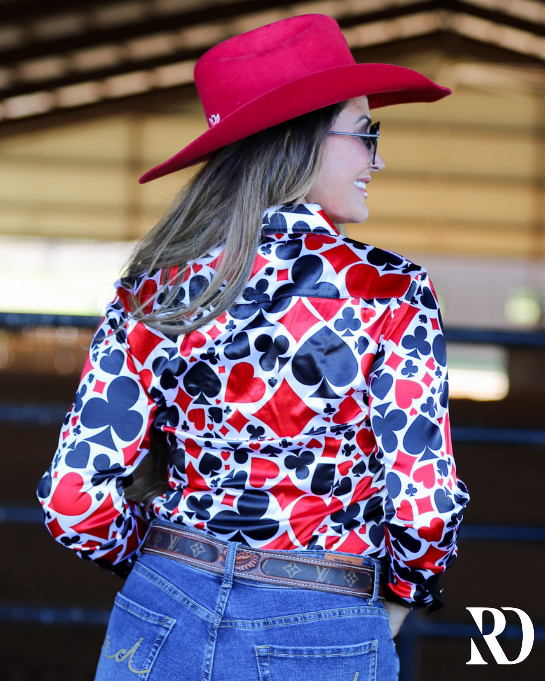 GAMBLER SATIN PERFORMANCE RODEO SHIRT