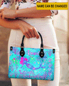 Saltwater Heals Everything Mermaid Leather Handbag