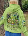 MAKING MEMORIES ONE CAMPFIRE AT A TIME FROG ALL OVER PRINT - YHDU2612241