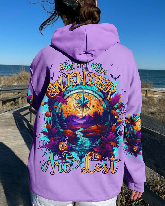 NOT ALL WHO WANDER ARE LOST COMPASS HALLOWEEN ALL OVER PRINT - TLNO2507231
