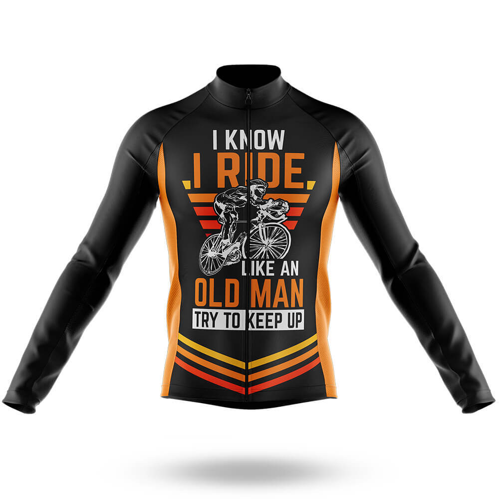 I Ride Like An Old Man V2  - Men's Cycling Kit