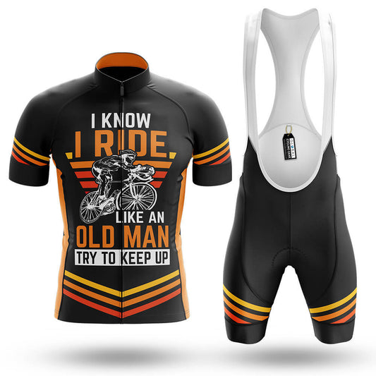 I Ride Like An Old Man V2  - Men's Cycling Kit