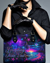 Everything Is Better Leather Handbag