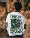FIGHT ME IF YOU WISH REAPER SKULL ALL OVER PRINT -  TLNZ0802251