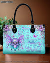 THE GOOD GIRL IN ME SKULL WINGS LEATHER HANDBAG - YHDU2803241