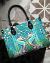 Glowing Seahorse Leather Handbag