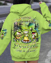 MAKING MEMORIES ONE CAMPFIRE AT A TIME FROG ALL OVER PRINT - YHDU2612241