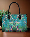 Glowing Seahorse Leather Handbag
