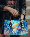 As Free As The Ocean Leather Handbag