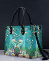 Glowing Seahorse Leather Handbag