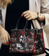 LOVE ME LIKE MY DEMONS DO LEATHER HANDBAG - YHDU0409244