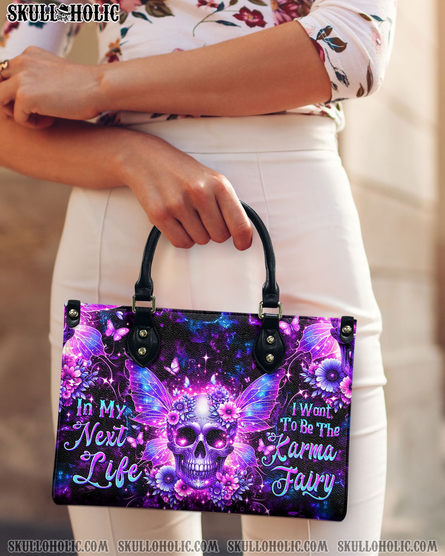 KARMA FAIRY LEATHER HANDBAG - YHDU2406244