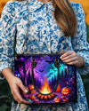 Bigcrowns GLOWING CAMPFIRE HALLOWEEN LEATHER HANDBAG YHDU2608244