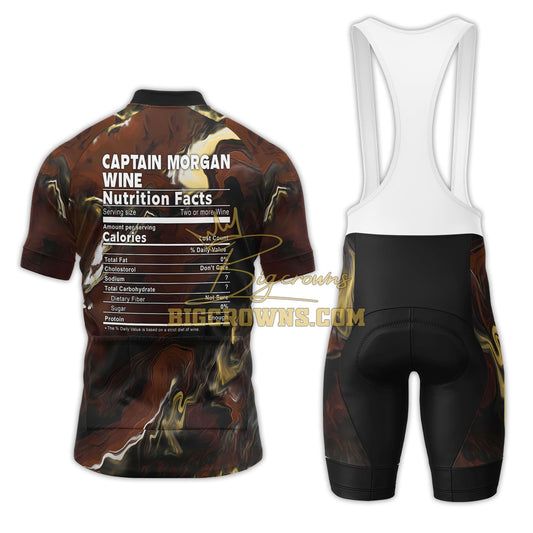 BigCrowns | Pirate Captain Wine Sleeve Custom Name Cycling Kit