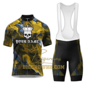 BigCrowns |  C Beer Skull Sleeve Custom Name Cycling Kit