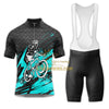 BigCrowns |  Cycling Is Life Cyan Sleeve Custom Name Cycling Kit