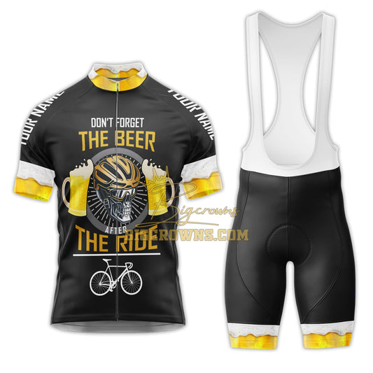 BigCrowns | Don't Forget The Beer Sleeve Custom Name Cycling Kit