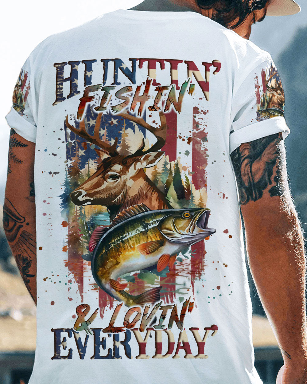 HUNTIN FISHIN LOVIN EVERYDAY ALL OVER PRINT - YHLN0407231