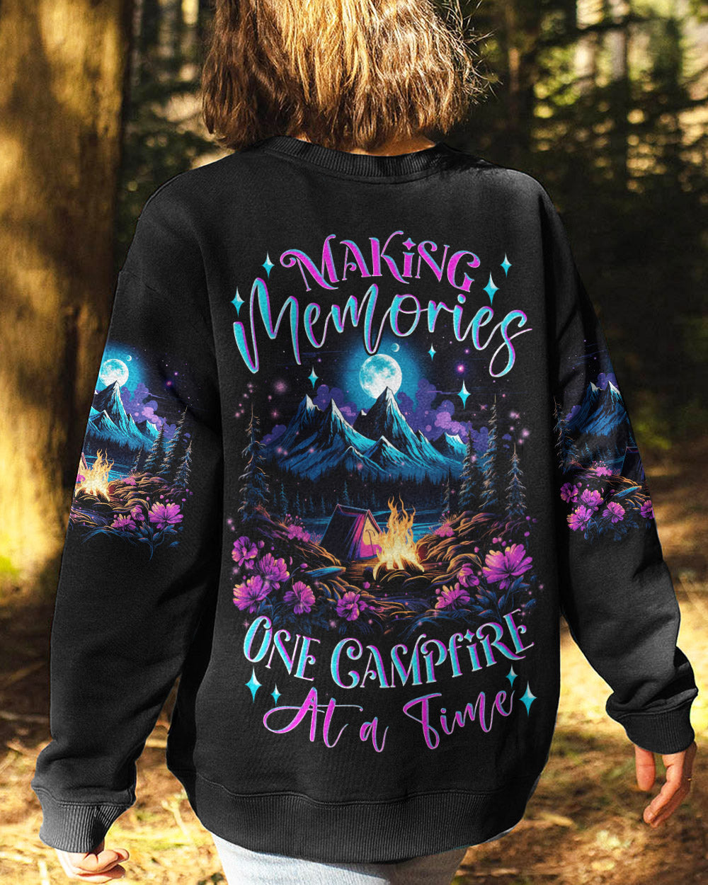 MAKING MEMORIES ONE CAMPFIRE AT A TIME ALL OVER PRINT - TLNZ2408231