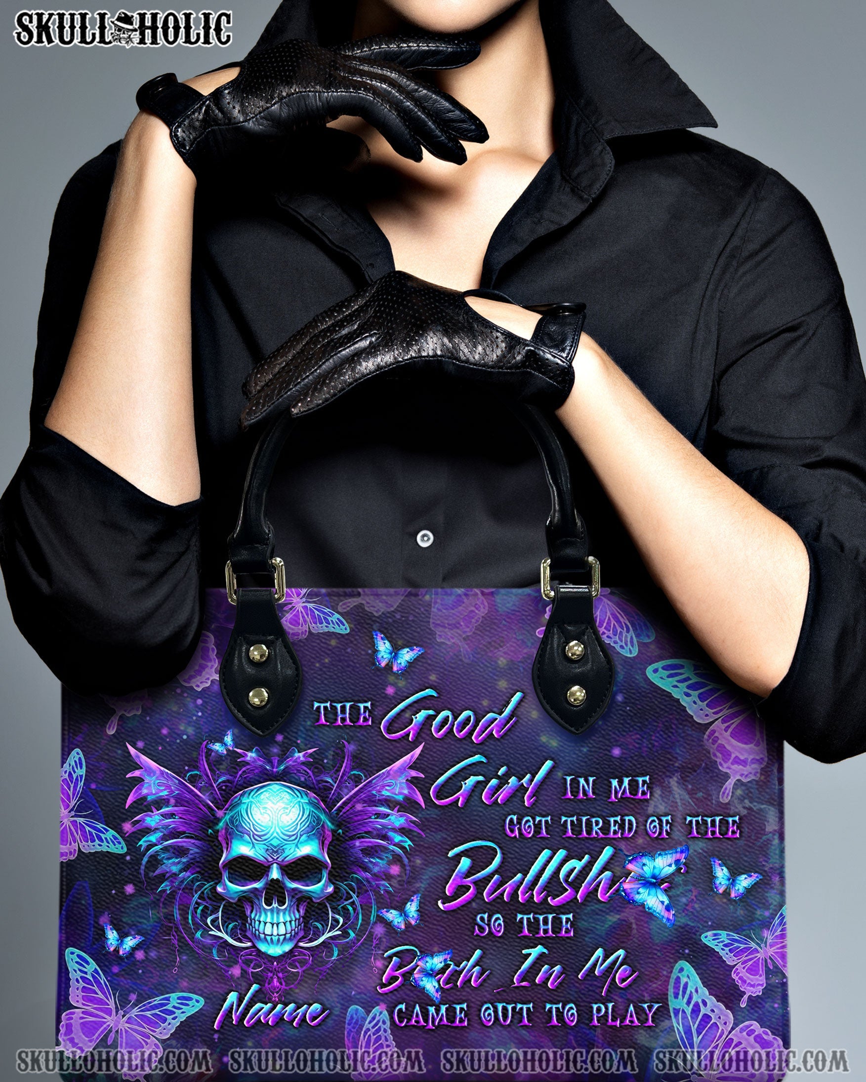 THE GOOD GIRL IN ME LEATHER HANDBAG - YHLN2203242